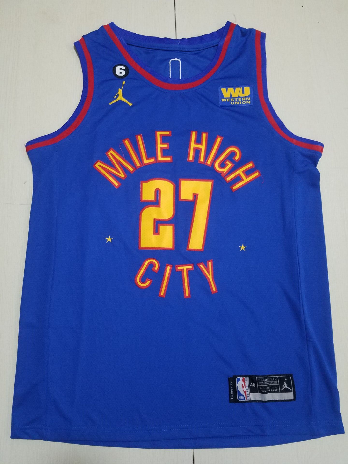 Men Denver Nuggets #27 Murray Blue 2022 NBA Jersey